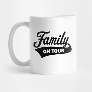 Family On Tour (Family Vacation / Black) Mug